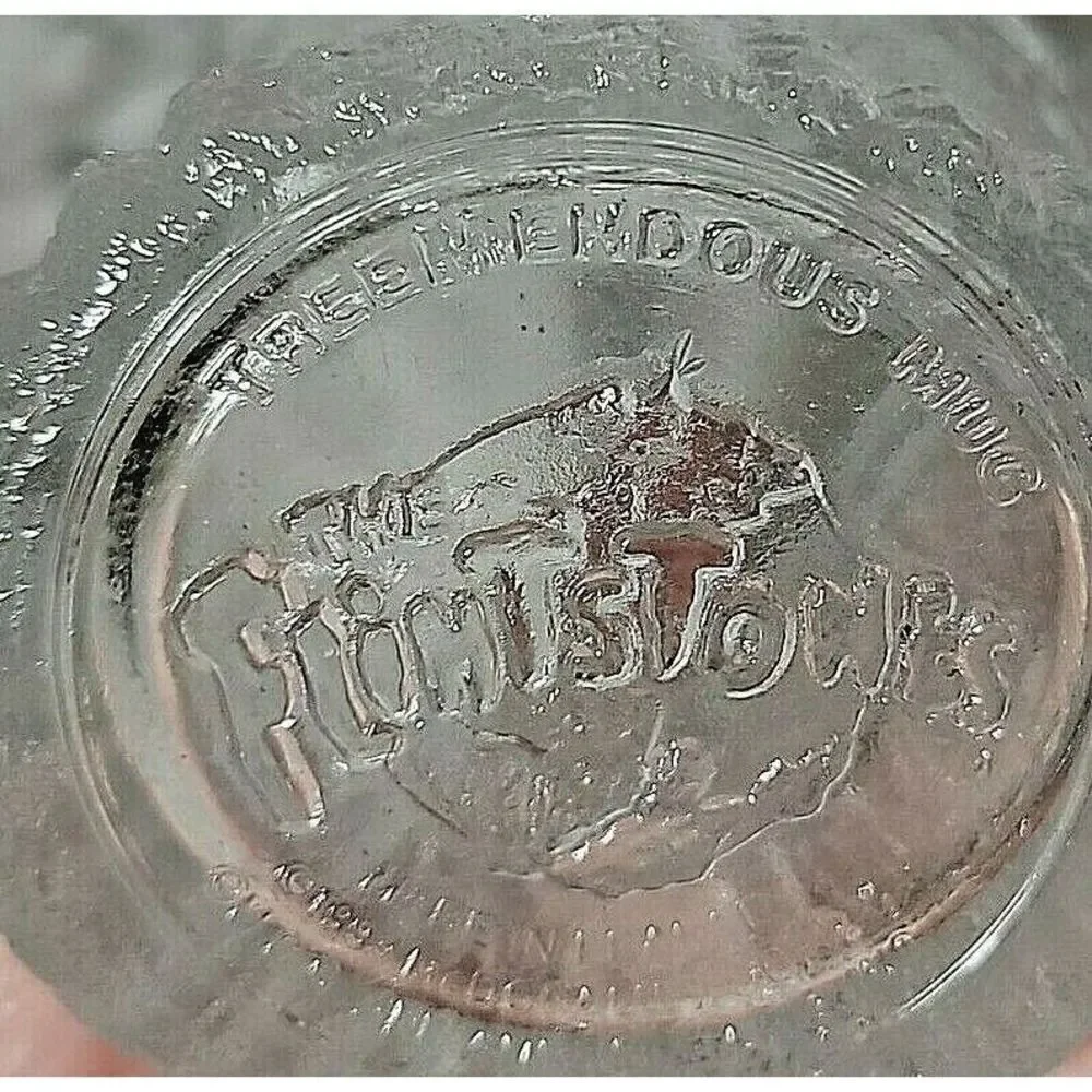 McDonald's The Flintstones RocDonald's 1993 Vintage Treemendous Mug Glass France